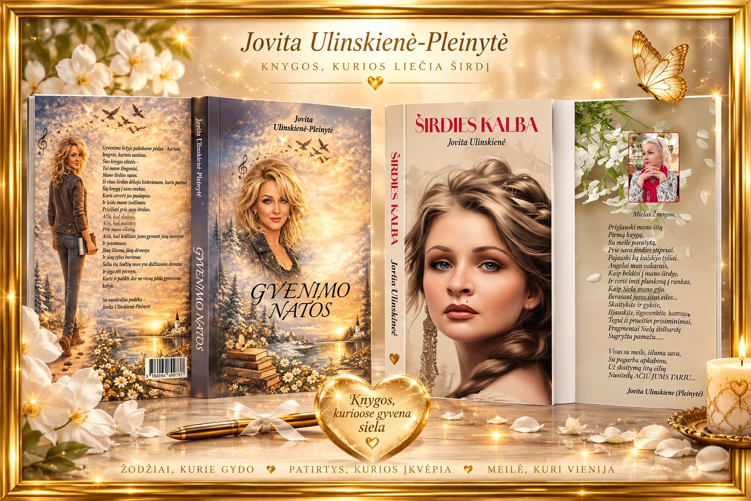 Jovita's two poetry books